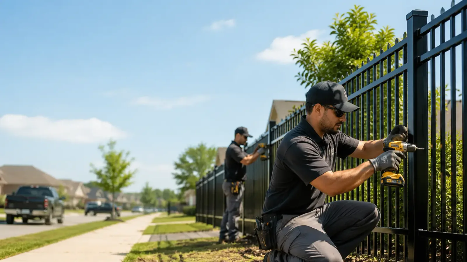 Metal Fence Installation in Winnie, TX